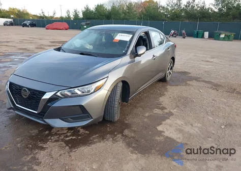 2021 Nissan Sentra Sv Xtronic Cvt из США, поврежденный, VIN 3N1AB8CV0MY256738